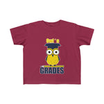 Owl n Grades - Kid's Fine Jersey Tee - Back To School T-Shirts