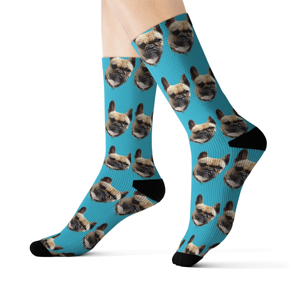 Custom Dog Socks, Dog face Socks - Sublimation Socks