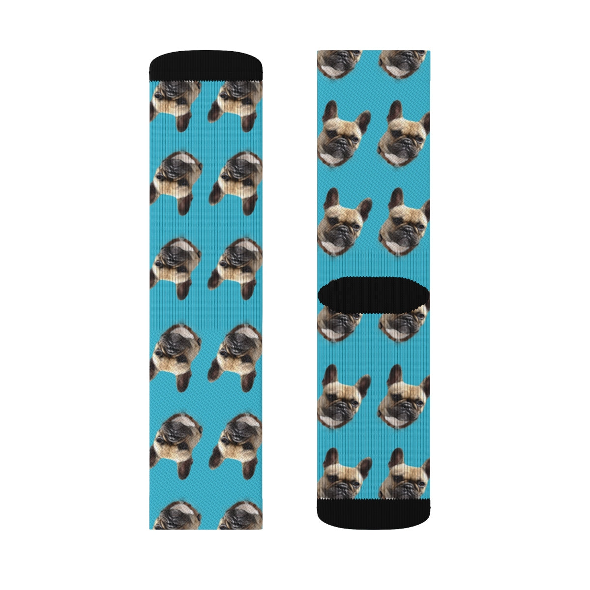 Custom Pet Socks, Custom Dog Socks, Custom Cat Socks, Photo Socks - Sublimation Socks