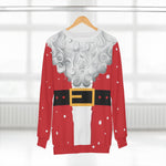 Santa Claus Sweatshirts, Unisex Santa Claus Sweatshirt All Over Prints Costume