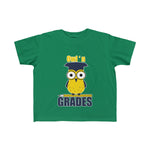 Owl n Grades - Kid's Fine Jersey Tee - Back To School T-Shirts