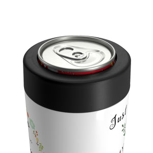 Custom Wedding Can Cooler, Personalized Can Holder - and so the adventure begins - PrintsBee