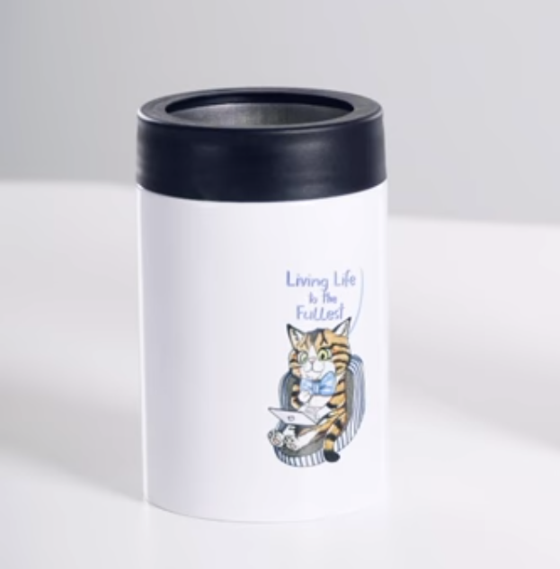 Personalized Can Cooler - Can Holder- Drink Holder - Custom Wedding Gift - Mug