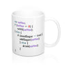 Script Code Mug - White 11oz Coffee Mug - Recently Done Custom Orders - PrintsBee