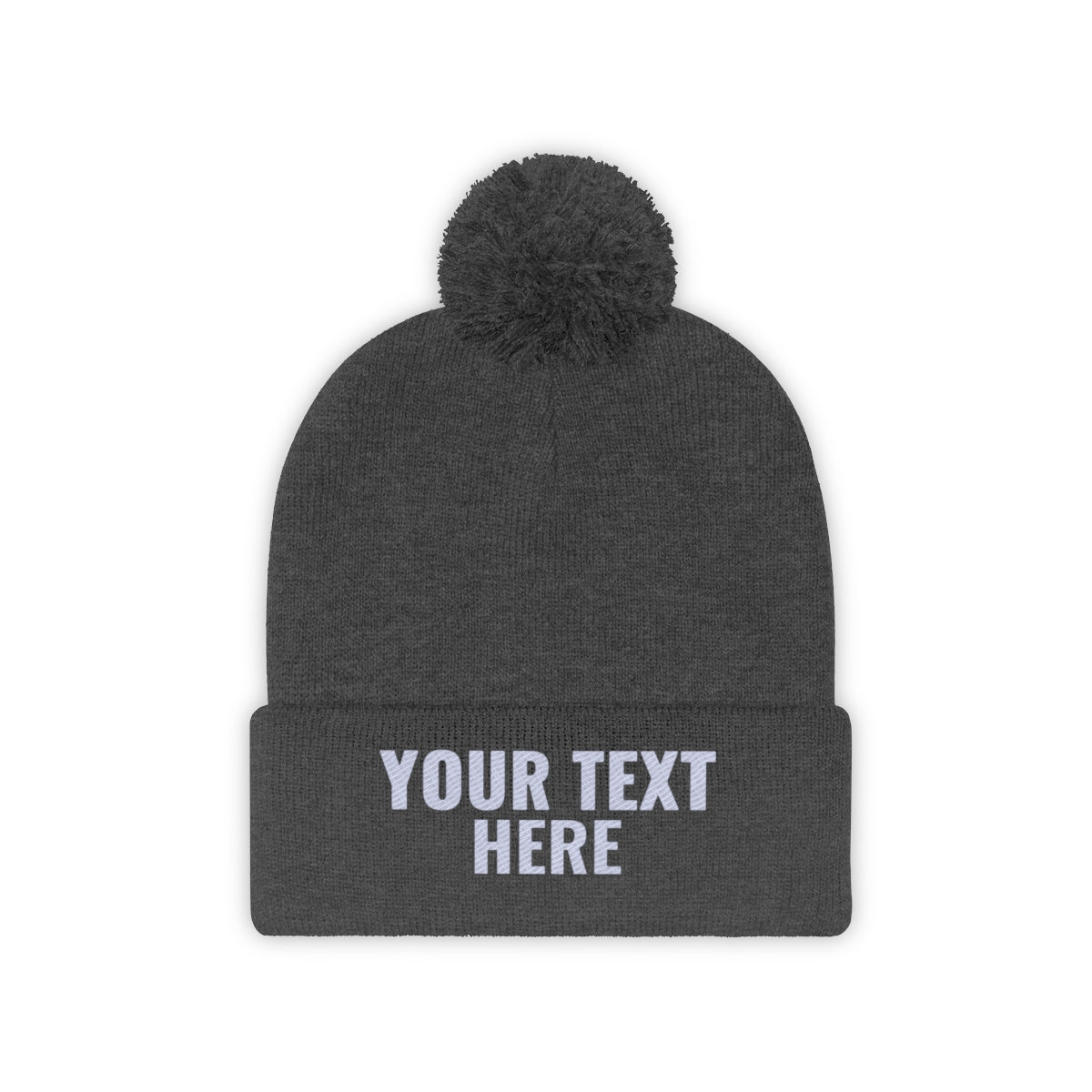 Custom Beanie Hat, Pom Pom Hat, Winter hat, Personalized Beanie Hats, Winter Beanie - Eight Colors