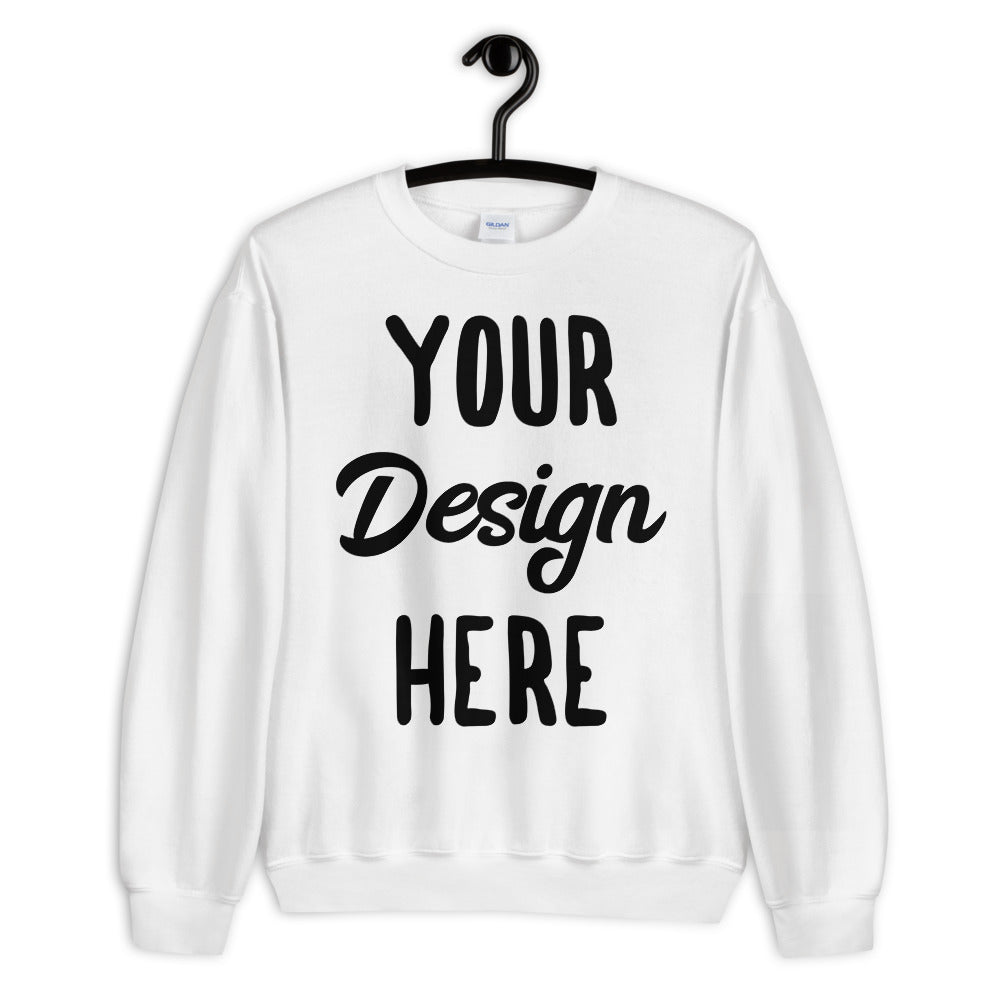 Custom Sweatshirt, Personalized Sweatshirt - Custom Unisex Sweatshirt - Custom Photo Text on Sweatshirt