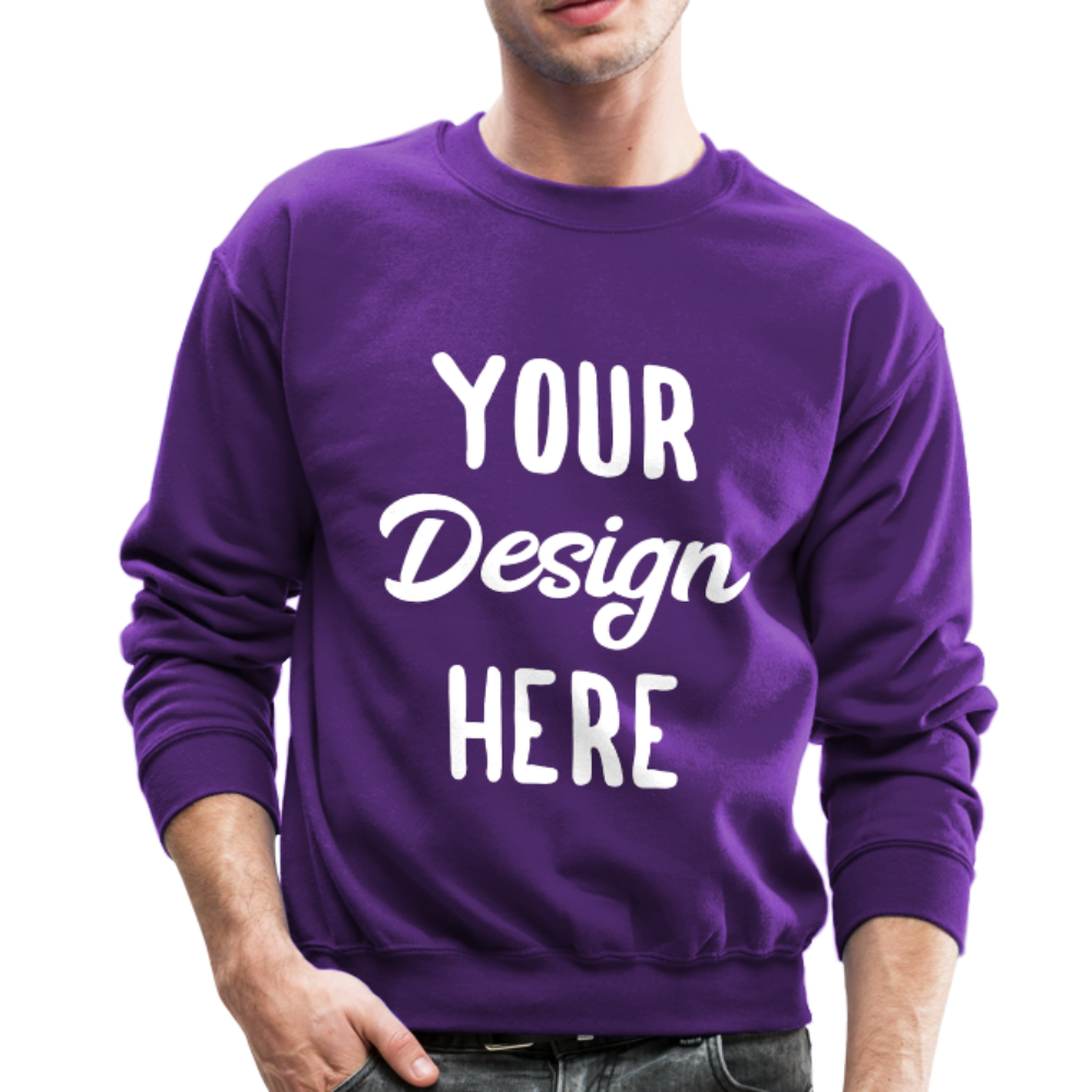 Custom Sweatshirt - Your Custom Crewneck Sweatshirt - Personalized Sweatshirt - purple