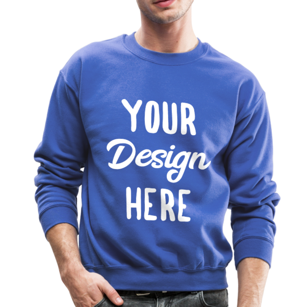 Custom Sweatshirt - Your Custom Crewneck Sweatshirt - Personalized Sweatshirt - royal blue
