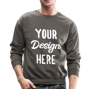 Custom Sweatshirt - Your Custom Crewneck Sweatshirt - Personalized Sweatshirt - asphalt gray