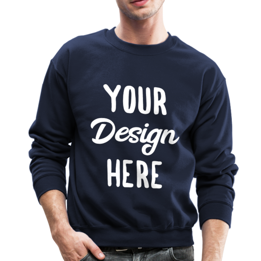 Custom Sweatshirt - Your Custom Crewneck Sweatshirt - Personalized Sweatshirt - navy
