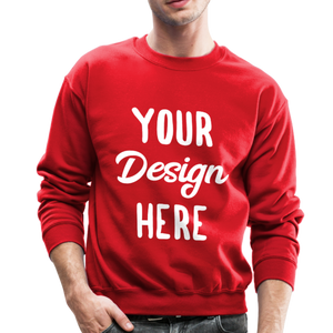 Custom Sweatshirt - Your Custom Crewneck Sweatshirt - Personalized Sweatshirt - red