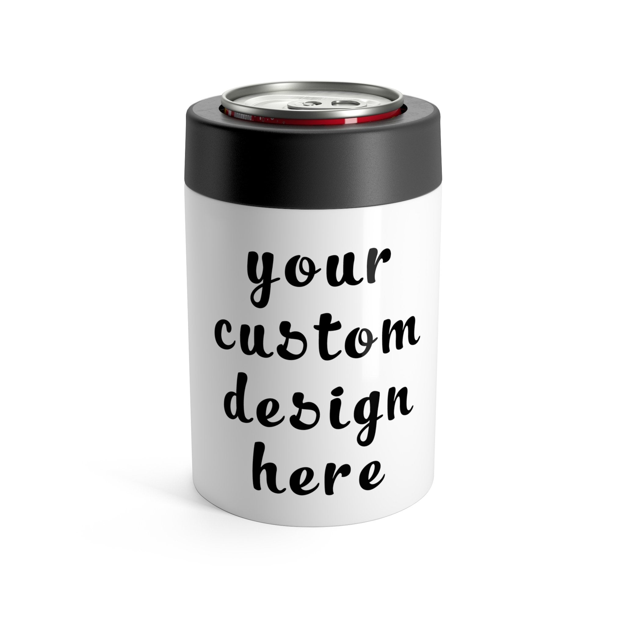 Personalized Can Cooler - Can Holder- Drink Holder - Custom Wedding Gift - Mug